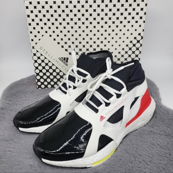 New Adidas Stella McCartney x Women's UltraBoost 21 Running Shoes Size 9.5 - Picture 1 of 7